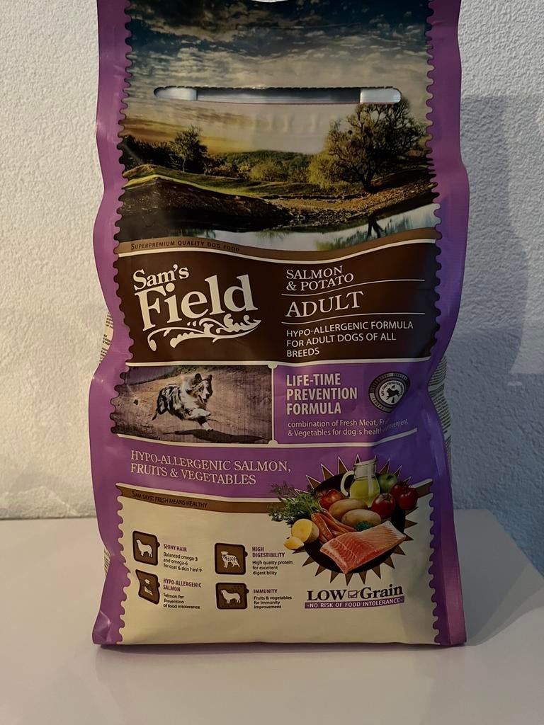 Hypoallergeen adult hondenbrokken zalm (anti jeuk ), Ophalen, Hond