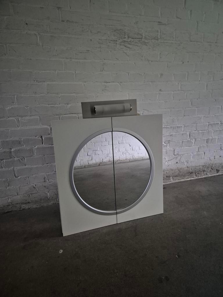 Ikea badkamerkast met spiegel, verlichting en stopcontact, Ophalen, Minder dan 50 cm, Minder dan 100 cm, 25 tot 50 cm