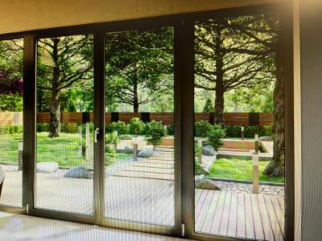 Balkondeuren/ kunststof / zwart 4000 x 2200, Ophalen, Kunststof, Deurkozijn, Nieuw