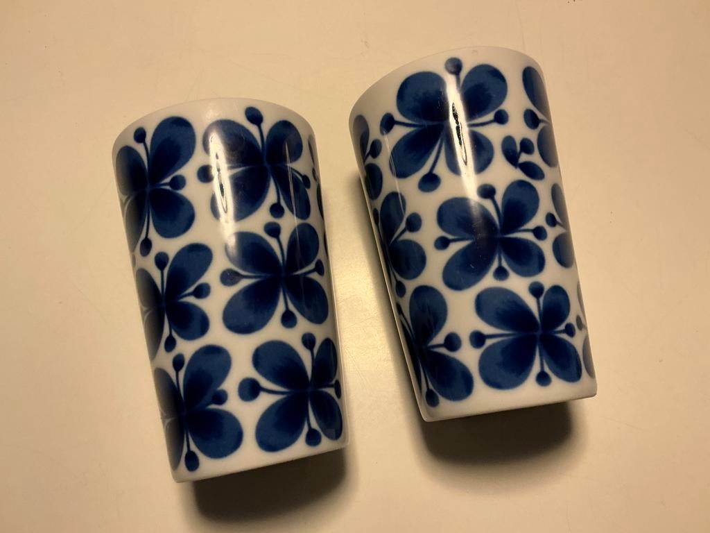 Rörstrand, Zweden: 2 `Mon Amie' bekers 33 cl z.g.a.n., Overige typen, Ophalen of Verzenden, Zo goed als nieuw, Overige stijlen