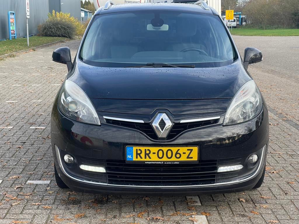 Renault Grand Scenic 1.5 DCI 81KW 7P 2013 Zwart, Auto's, 4 cilinders, Zwart, 1447 kg, Geïmporteerd