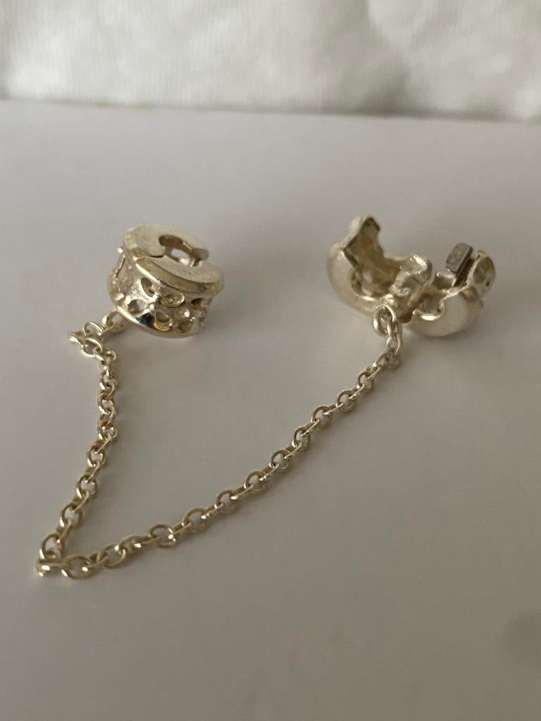Veiligheidsketting Pandora, Baccio, Chamilia, Biagi etc, Sieraden, Tassen en Uiterlijk, Bedels, Ophalen of Verzenden, Zo goed als nieuw