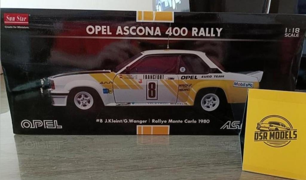 1:18 Opel Ascona 400 Rally 1980, Hobby en Vrije tijd, Modelauto's | 1:18, S, Auto, R, Nieuw