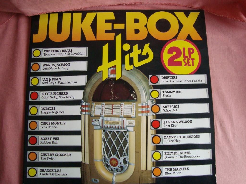 Juke-box hits dubbel lp, Cd's en Dvd's, Ophalen of Verzenden, Zo goed als nieuw, 12 inch