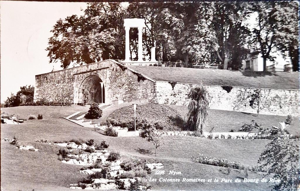 Nyon Zwitserland 1958, Ophalen of Verzenden, 1940 tot 1960, Gelopen, Overig Europa