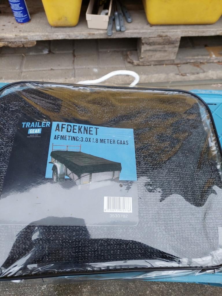 Aanhangernet fijnmazig 3x1.8 m nieuw, Nieuw, Ophalen of Verzenden, X, X