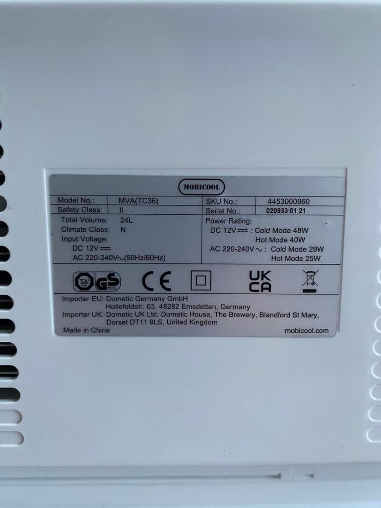 Mobicool koelbox, Caravans en Kamperen, Ophalen, Gebruikt, Koelbox, Elektrisch