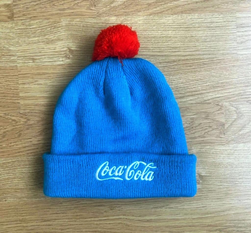 Coca cola muts blauw Nieuw, Ophalen of Verzenden, Overige maten, Muts