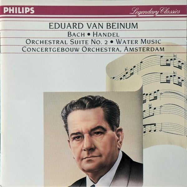 Bach Van Beinum Orchestral Suite No. 2 - Water Music CD, Ophalen of Verzenden, Barok, Gebruikt, Orkest of Ballet