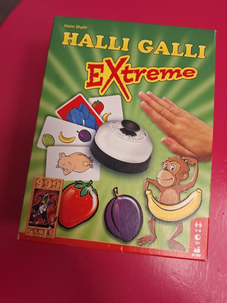 Halli Galli Extreme - Leuk kaartspel!, Vijf spelers of meer, Ophalen of Verzenden, Zo goed als nieuw, 999 Games