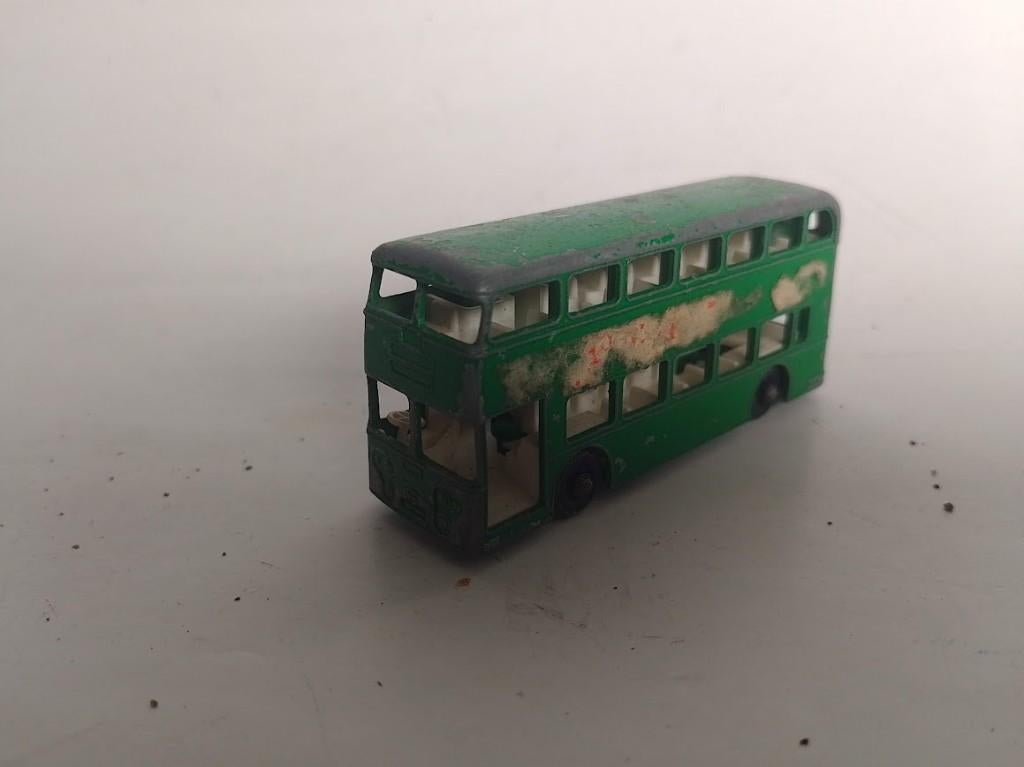 Daimler Bus, dubbeldekker. Matchbox nr 74, Ophalen of Verzenden, Gebruikt, Bus of Vrachtwagen, Matchbox