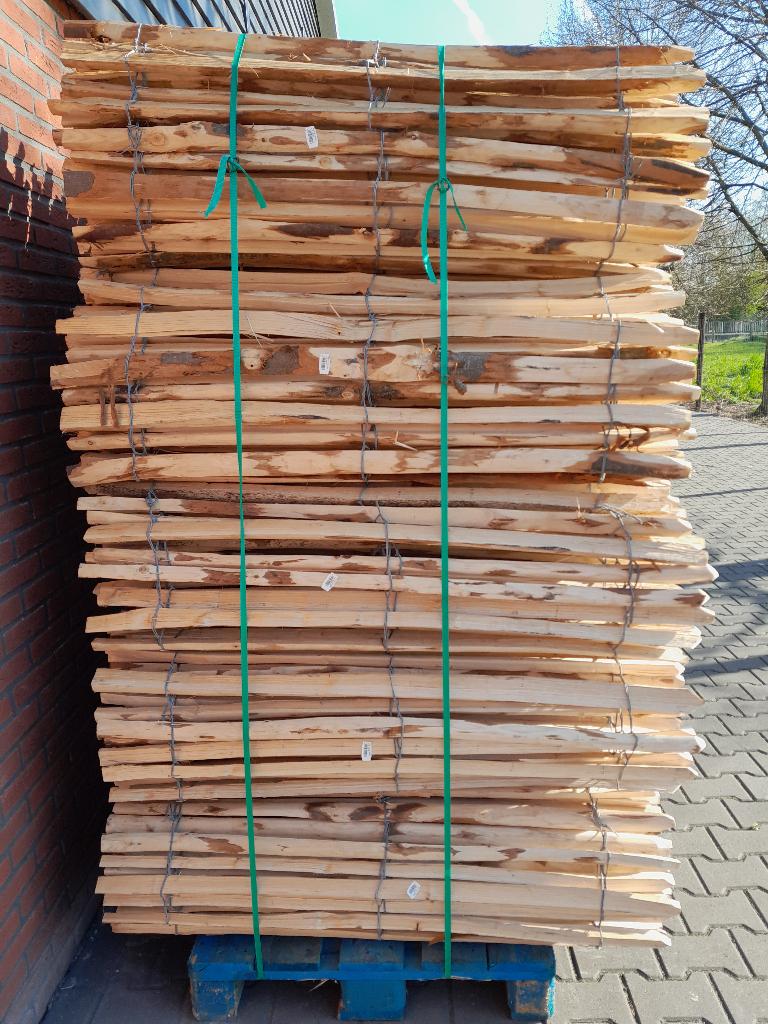 Kastanjehouten engels hekwerk, schapenhek,  120cm hoog 4/5cm, Ophalen, Nieuw, Hout, Overige typen