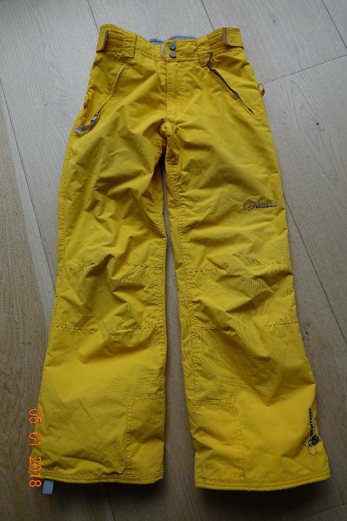 Skibroek, Protest, maat 152, geel, Protest, 100 tot 140 cm, Ophalen of Verzenden, Zo goed als nieuw