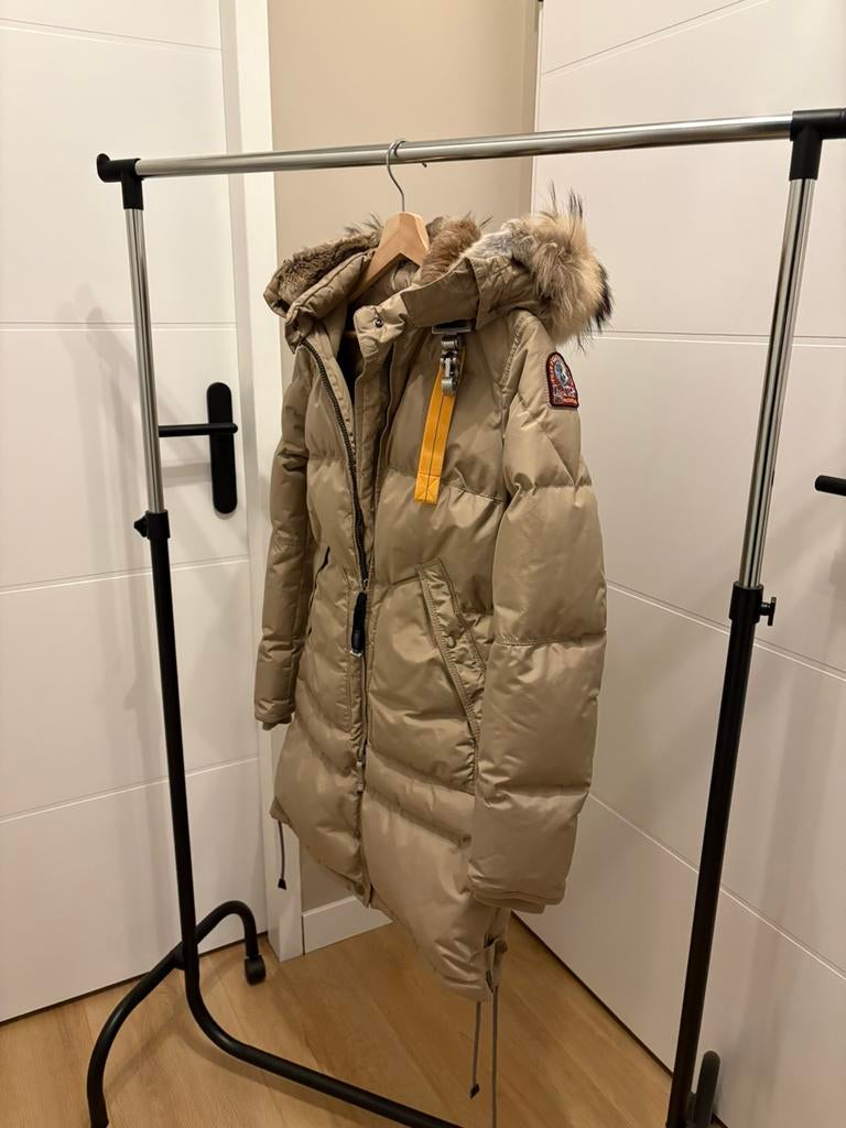 Originele parajumpers long bear jas, beige, maat XS z.g.a.n., Kleding | Dames, Jassen | Winter, Ophalen of Verzenden, Zo goed als nieuw