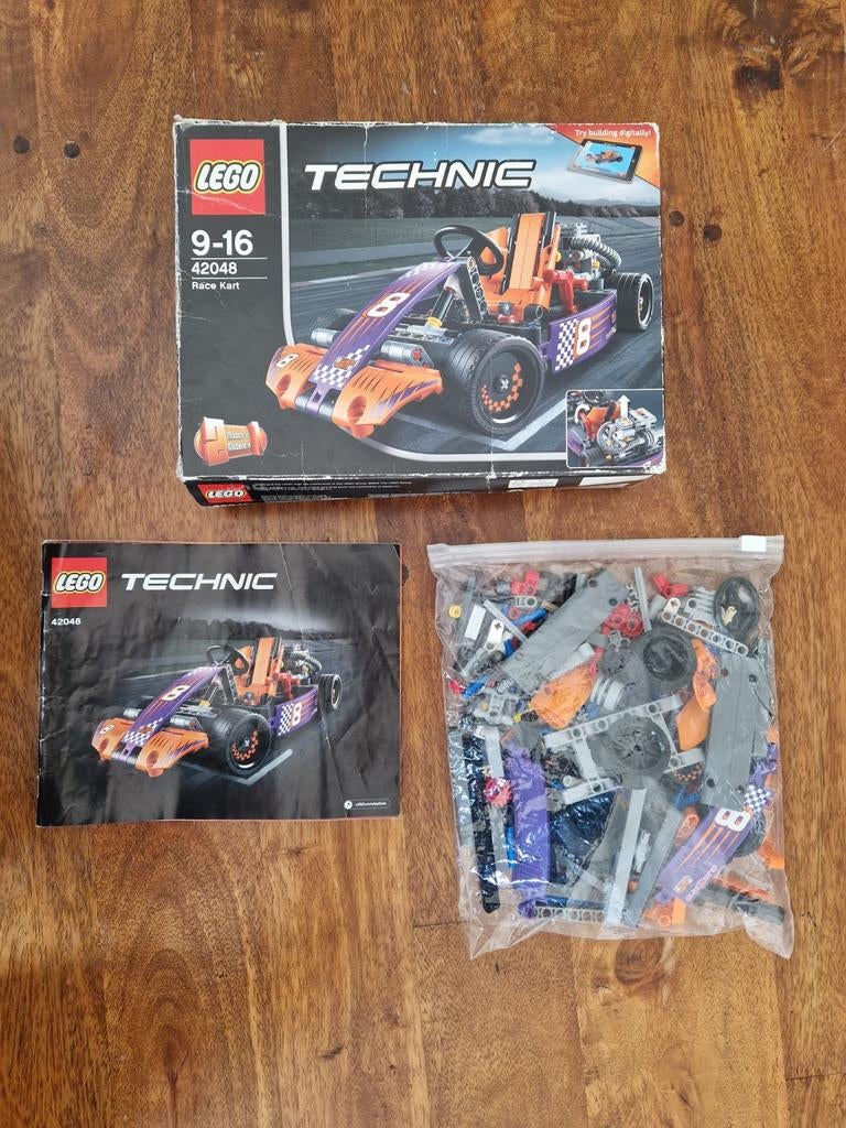 Lego Technic 42048 Race Kart 2-in-1, Ophalen of Verzenden, Gebruikt, Complete set, Lego