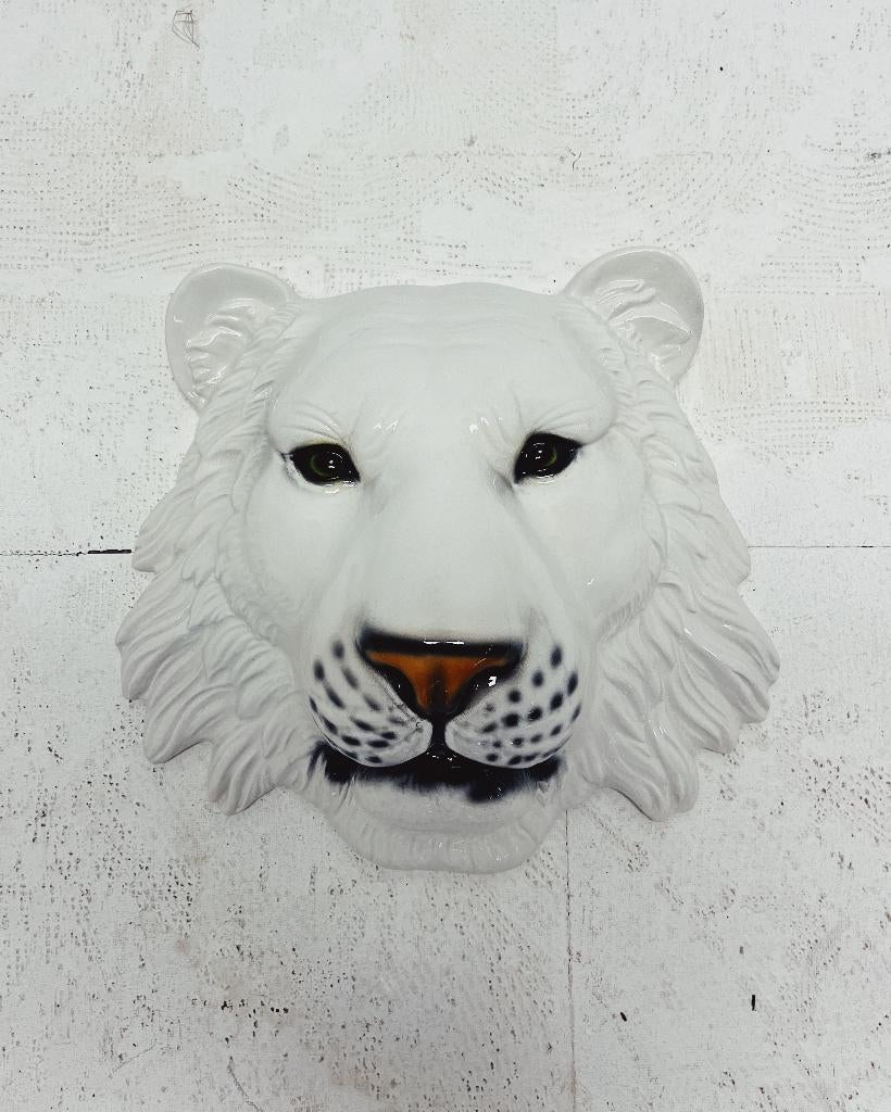 Wandmasker Keramiek Wit, Ophalen of Verzenden, Nieuw, Dier