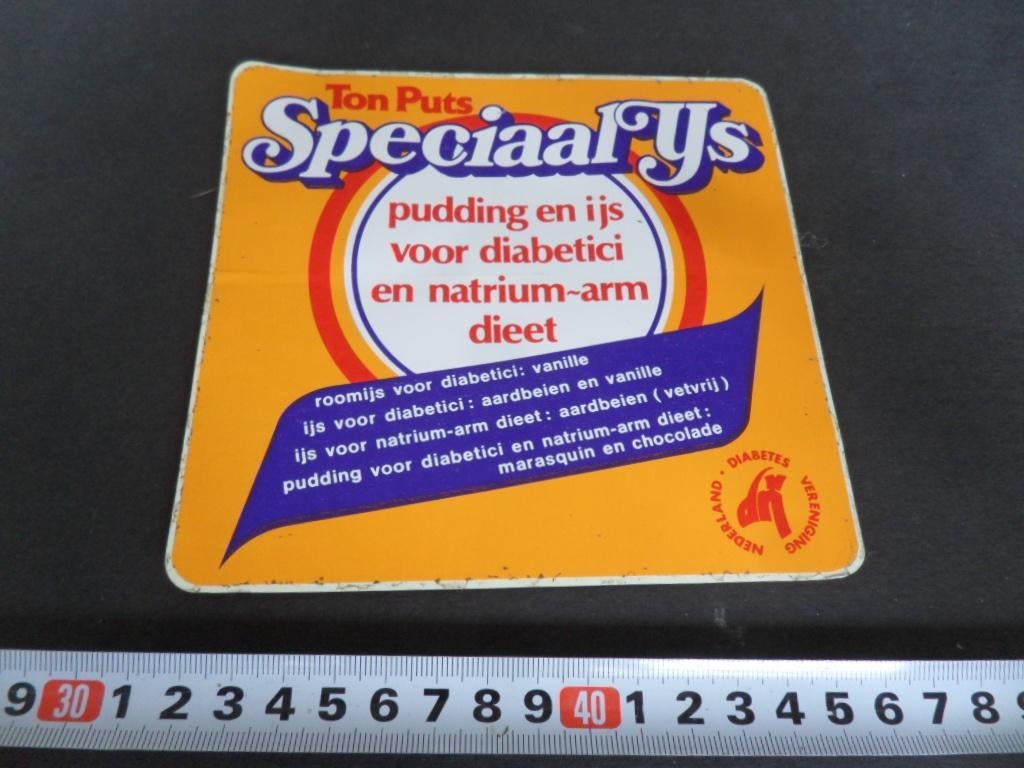 sticker TON PUTS Speciaal IJs, Ophalen, Zo goed als nieuw