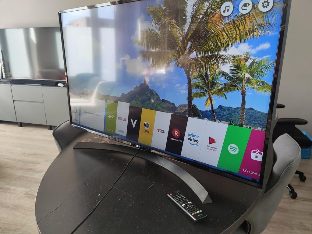 49 inch LG 4k UHD smart tv., Ophalen, LED, Zo goed als nieuw, 100 cm of meer