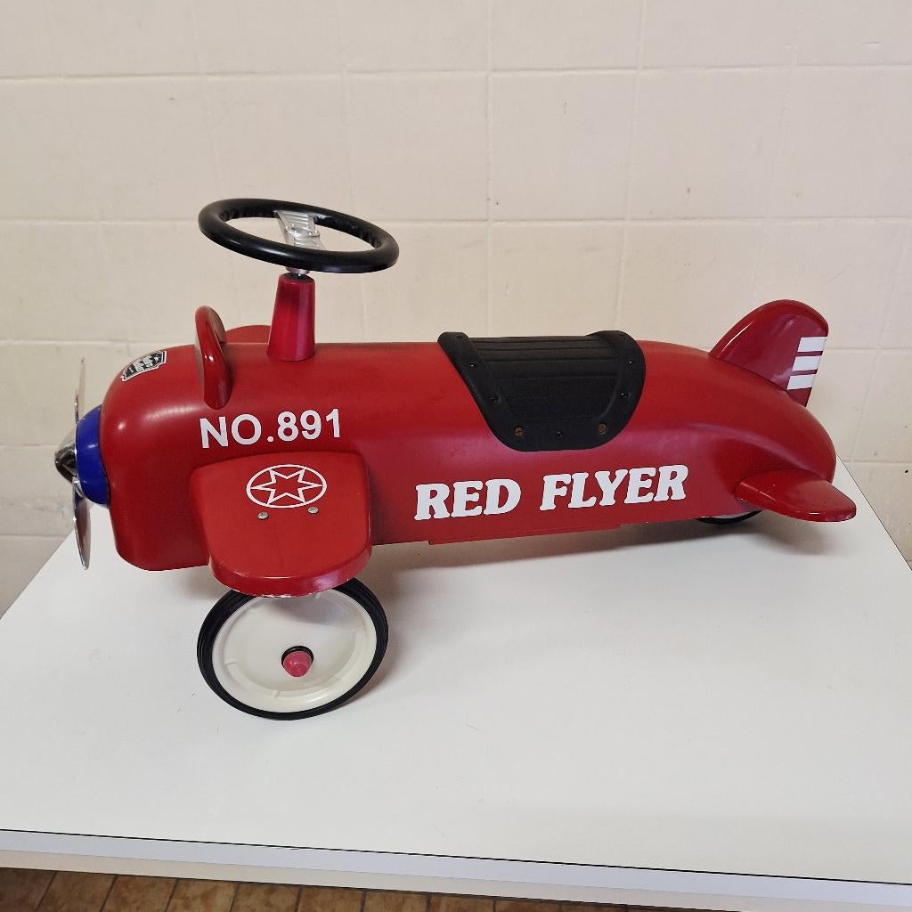 Metalen Loopauto / Loopvoertuig / Vliegtuig van Goki, Ophalen, Gebruikt, Loopvoertuig, -