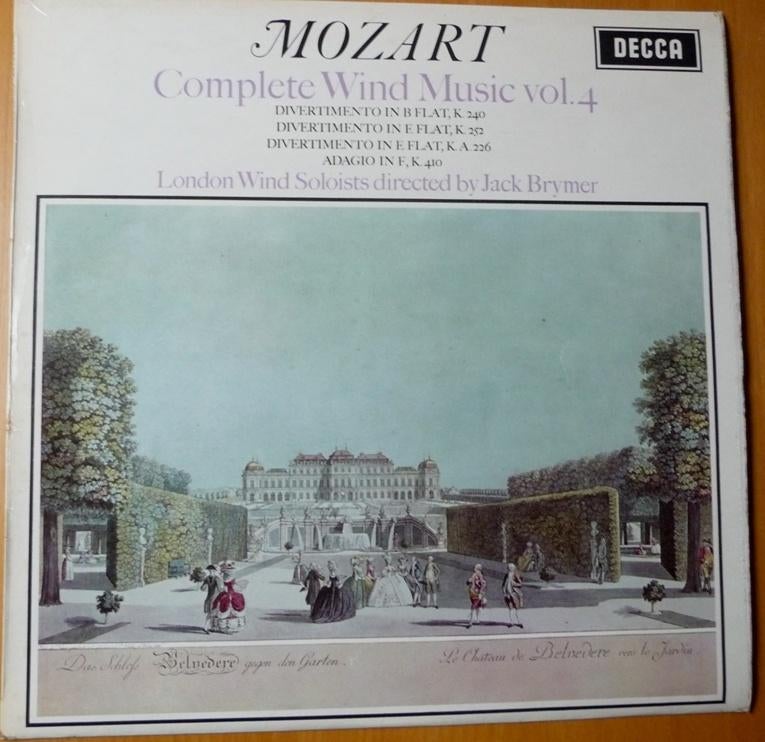 Mozart Complete Wind Music Vol. 4, Ophalen of Verzenden, Kamermuziek, Gebruikt, 12 inch
