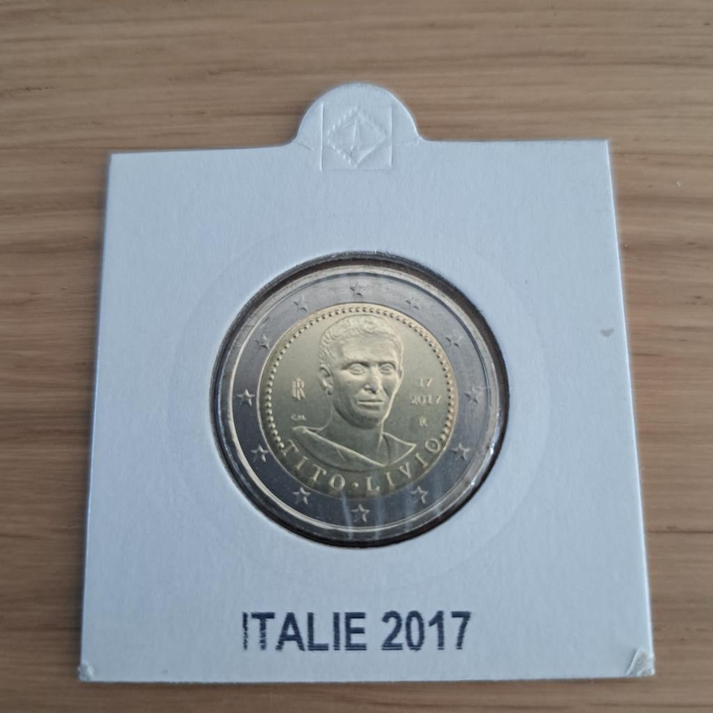 2 Euro Italië 2017 Tito Livio Herdenkingsmunt Uncirculated, Postzegels en Munten, Ophalen of Verzenden, Italië, 2 euro, Losse munt