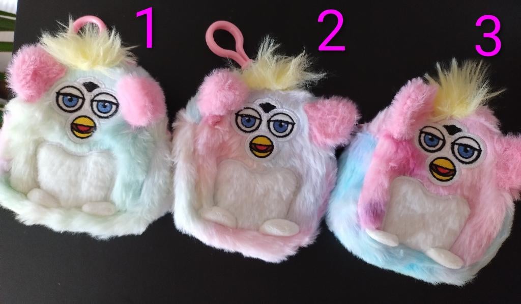 Furby sleutelhanger tasje nieuw! 90s design tashanger, Verzenden, Nieuw, Jongen of Meisje