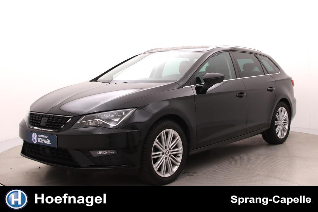 Seat Leon ST 1.4 EcoTSI Xcellence | Trekhaak | Cruise Contro, Gebruikt, Zwart, 4 cilinders, 150 pk