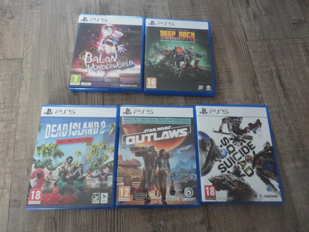 5 ALS NIEUWE SPELLEN VOOR DE PLAYSTATION 5//PS5 GAMES, Spelcomputers en Games, Games | Sony PlayStation 5, Zo goed als nieuw, Ophalen of Verzenden