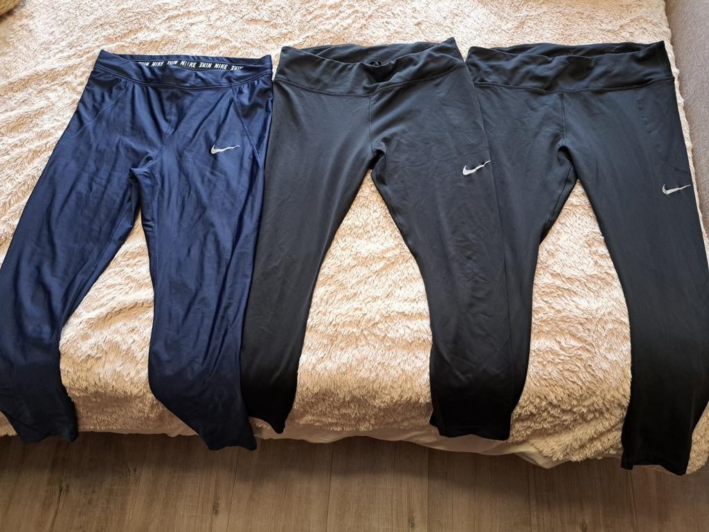 3 Nike sport leggings dames, Ophalen of Verzenden, Zo goed als nieuw, Maat 42/44 (L)