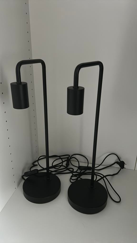 2 nachtlampen, Ophalen of Verzenden, Zo goed als nieuw, Minder dan 50 cm