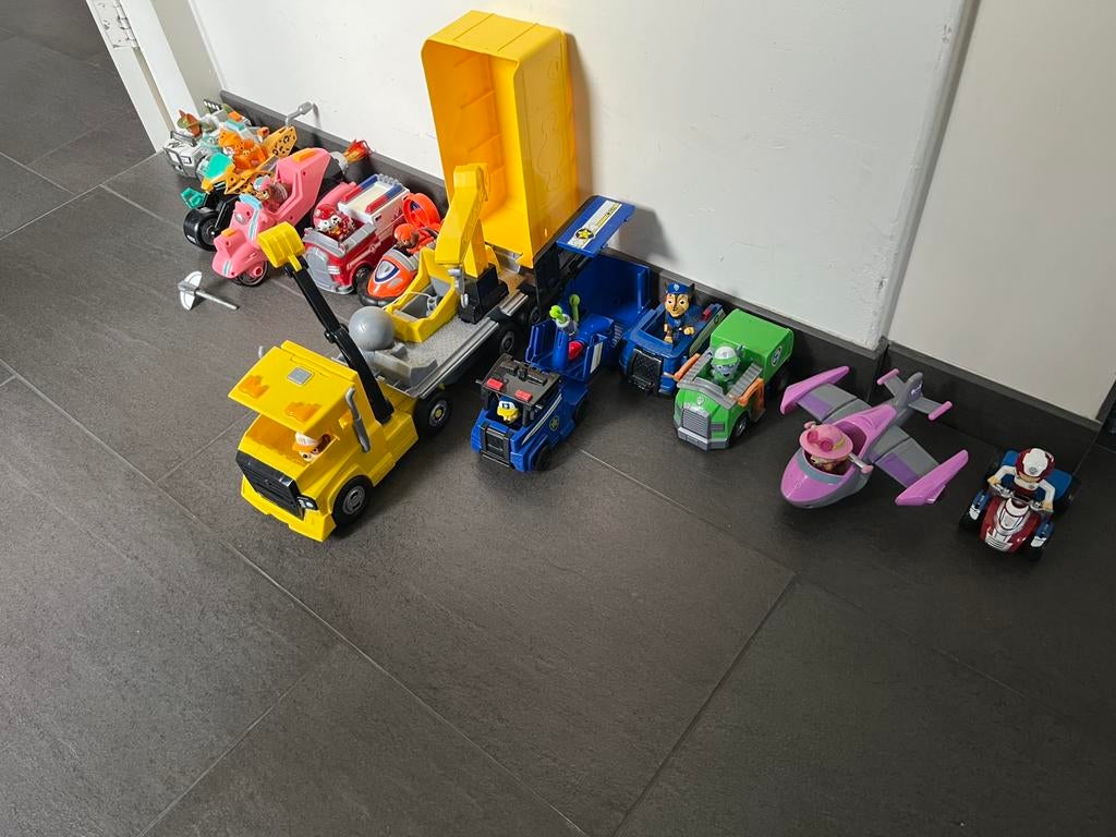 Paw Patrol speelgoed verzameling, Kinderen en Baby's, Speelgoed | Speelgoedvoertuigen, Ophalen of Verzenden, Zo goed als nieuw
