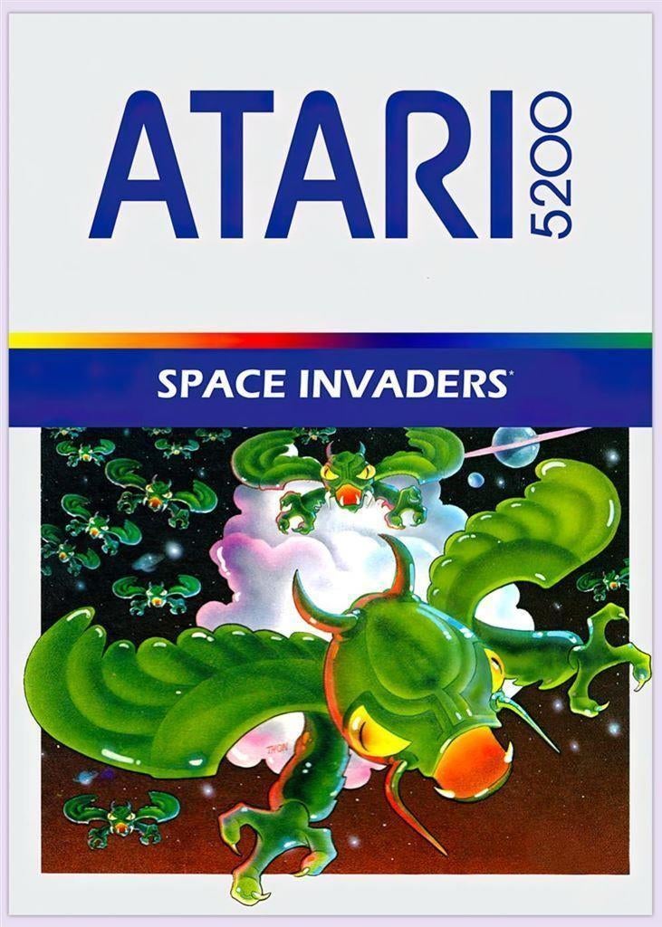 [Grote 50x70cm Game Poster] SPACE INVADERS Retro Arcade ATAR, Avontuur en Actie, 1 speler, Nieuw, Ophalen of Verzenden