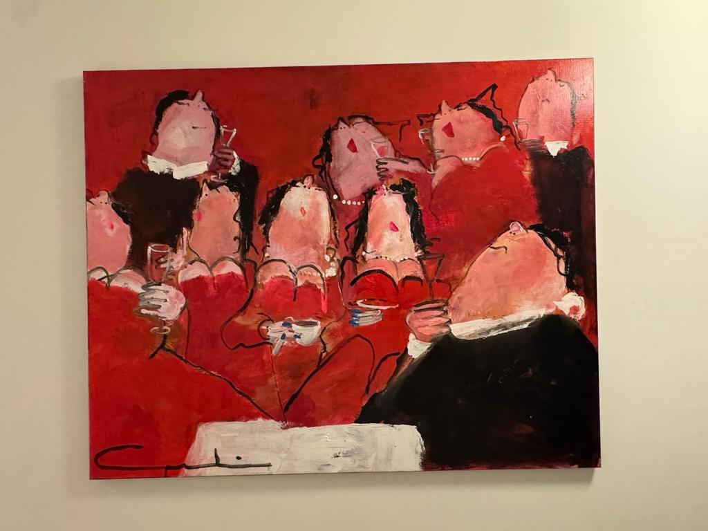 Gerdine Duijsens Schilderij - 150x180 cm - Zeer Goede Staat, Antiek en Kunst, Ophalen of Verzenden