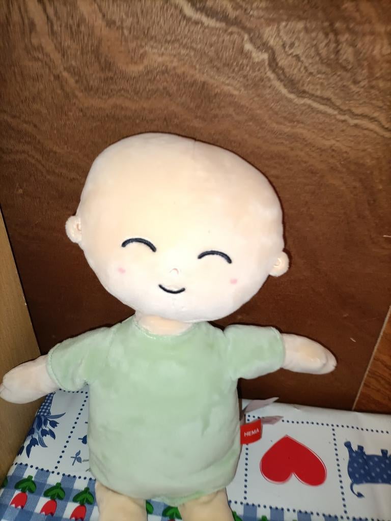 Hema kleuter knuffel 40 cm groot, Ophalen of Verzenden, Zo goed als nieuw, Overige typen