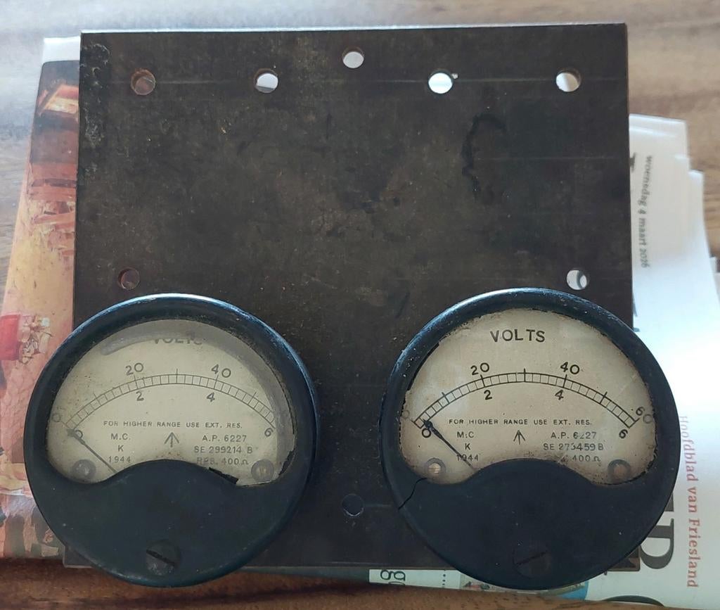 Moving Coil meters. (MC.), Ophalen of Verzenden, Luchtmacht, Nederland