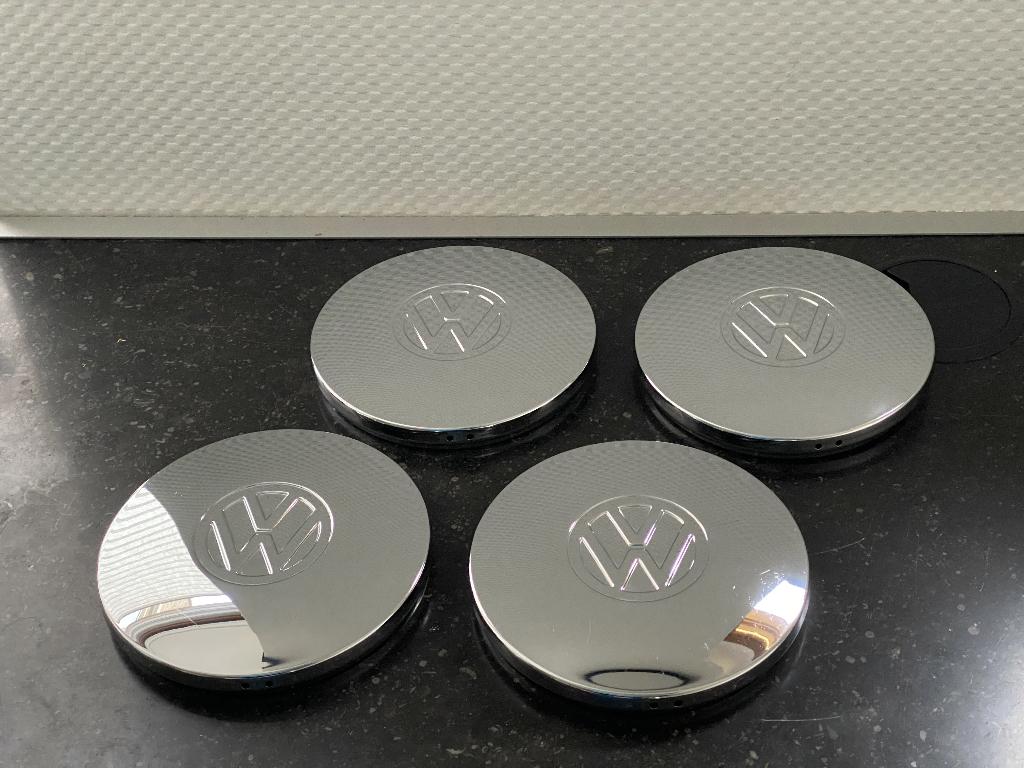 Chrome wieldoppen Golf MK1, Ophalen of Verzenden, Zo goed als nieuw