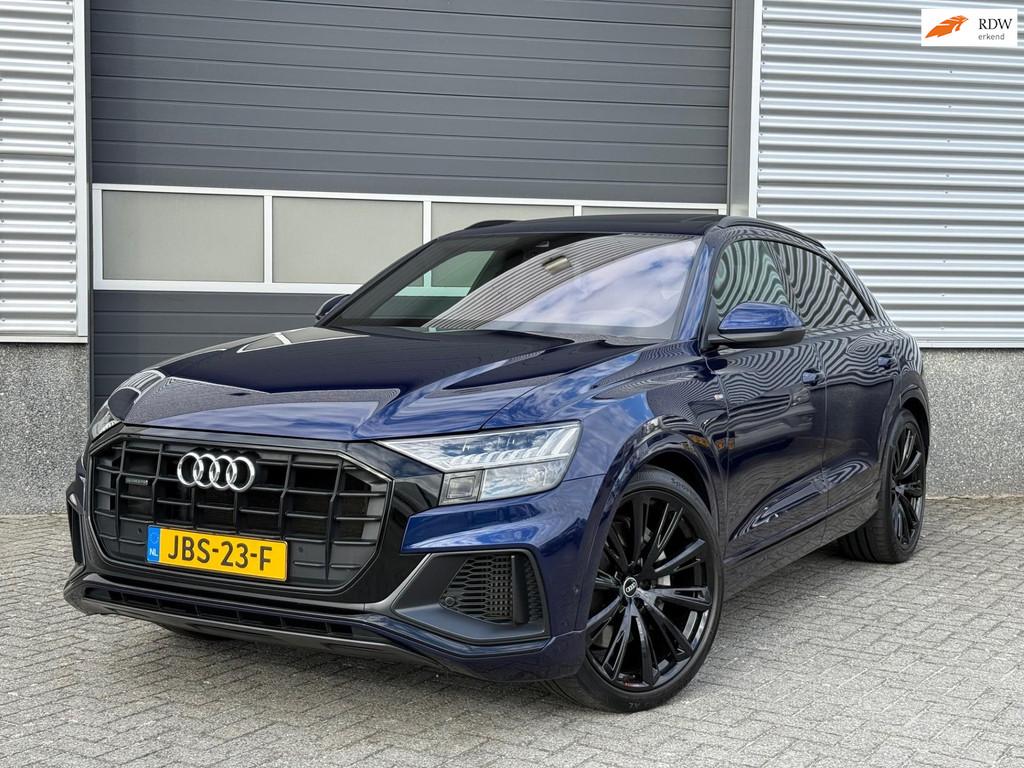 Audi Q8 55 TFSI e quattro S-line Matrix Pano RS-stoelen, Auto's, Audi, Automaat, 14 kWh, Gebruikt, 2995 cc