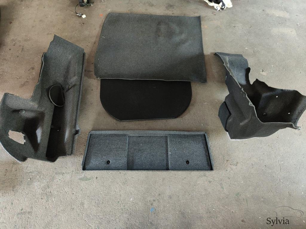 Bekleding set  kofferbak bagageruimte  BMW 6 serie E64 cabri, Auto-onderdelen, Interieur en Bekleding, Gebruikt, -, -, Ophalen of Verzenden