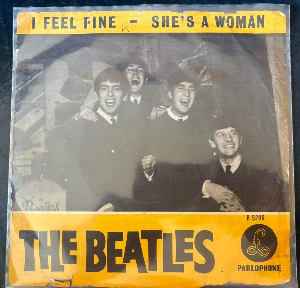The Beatles - I feel fine, Cd's en Dvd's, Vinyl Singles, Ophalen of Verzenden, Zo goed als nieuw, Pop