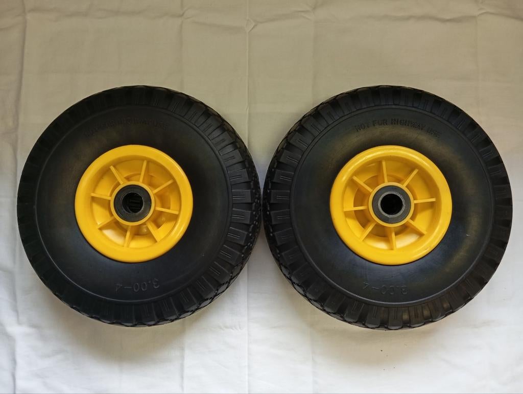 Steekwagen volle wielen set 2 stuks nieuw, Ophalen of Verzenden, Nieuw, Steekwagen