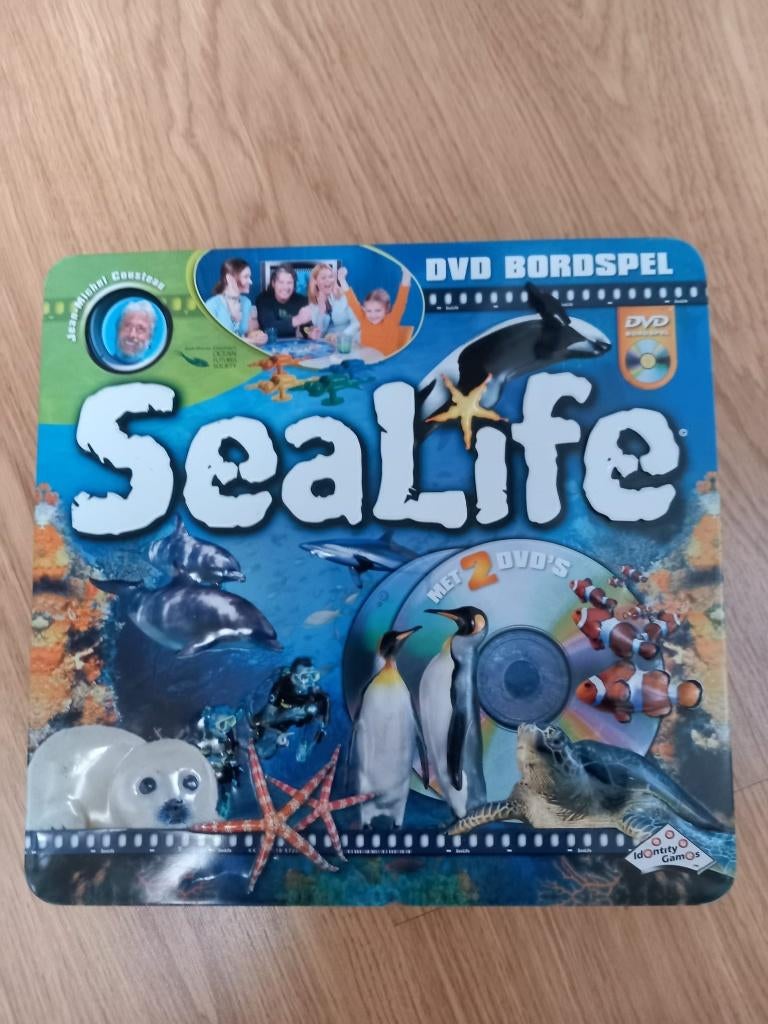 Sealife, spel over het zeeleven met DVD, Ophalen of Verzenden, Zo goed als nieuw