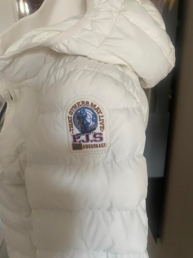 Parajumpers Zomerjack Dames Maat XS Wit, Kleding | Dames, Jassen | Zomer, Ophalen of Verzenden, Zo goed als nieuw, Maat 34 (XS) of kleiner
