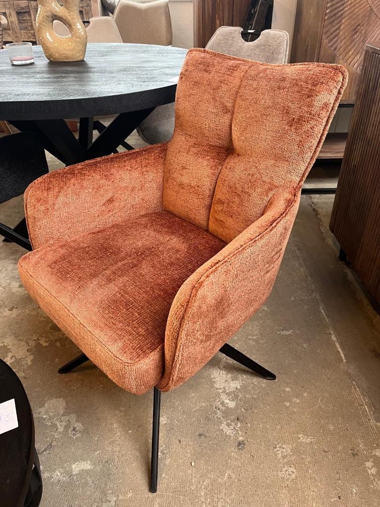 Magazijn Leegverkoop Nieuwe draai-eetstoelen Zachte stof 129, Overige kleuren, Nieuw, Ophalen of Verzenden, Hotelchique industrieel