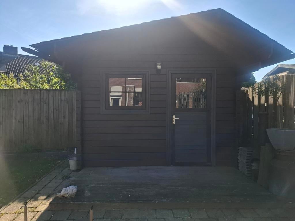 Tuinhuis 2,5x3m met overkapping, Ophalen, Tuinhuis, 250 tot 500 cm, 1 raam