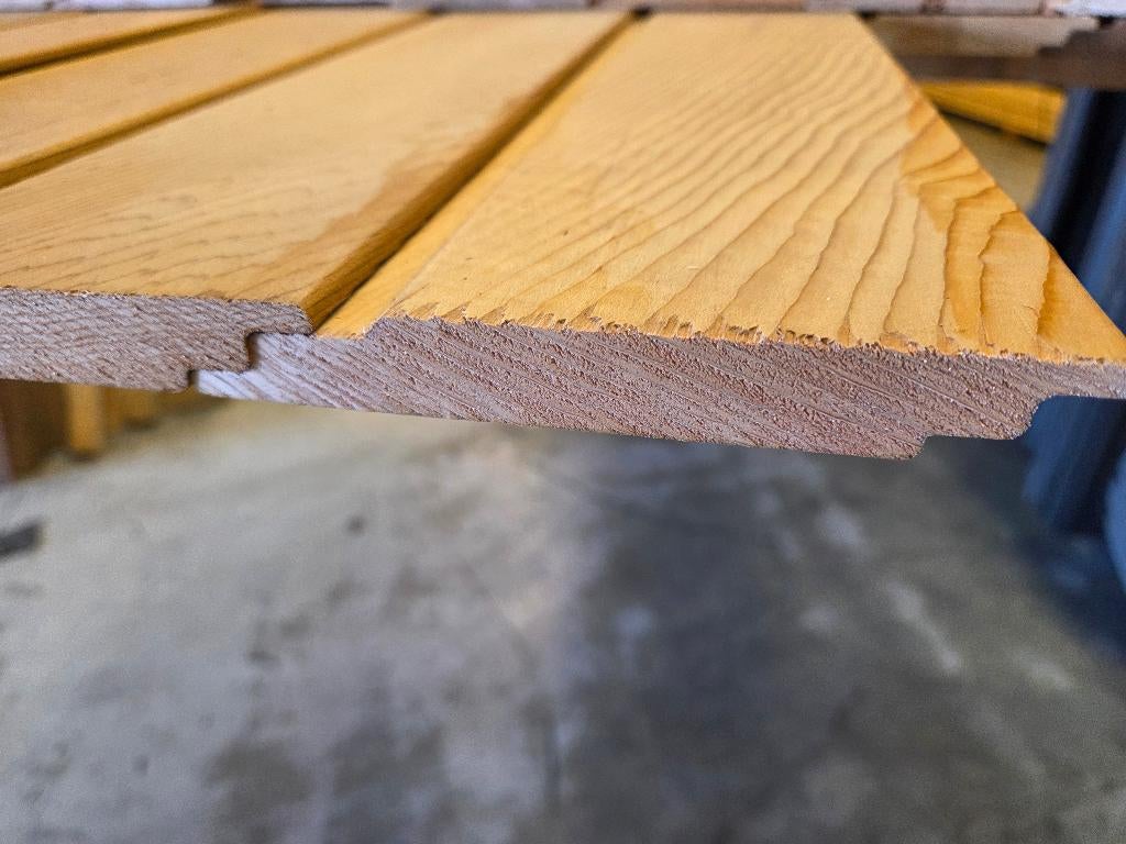 17 m2 Dubbel halfhouts rabat  - Red Cedar - nr: HP40, Ophalen, Nieuw, 250 cm of meer, Planken