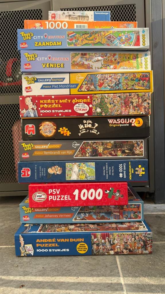 Diverse puzzles (van haasteren, was gij, thats life, PSV,), Ophalen, Zo goed als nieuw