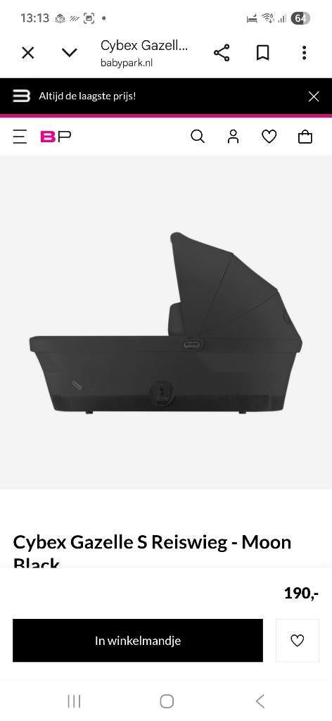 Baby, Kinderen en Baby's, Kinderwagens en Combinaties, Ophalen, Zo goed als nieuw, Kinderwagen, Overige merken