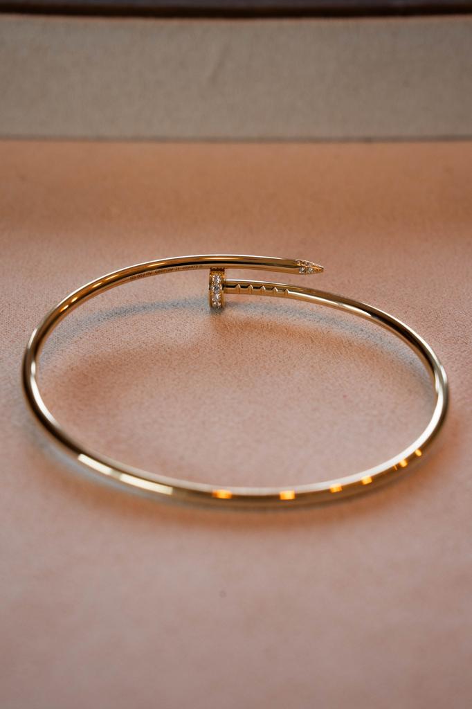 Cartier Juste un Clou Small Armband met Diamantjes Nieuw, Sieraden, Tassen en Uiterlijk, Armbanden, Ophalen of Verzenden, Nieuw