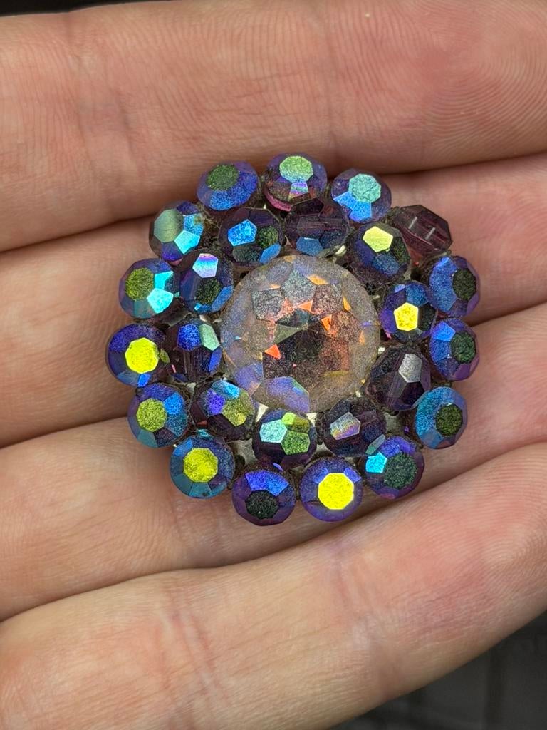 Zeldzame, zeer mooie vintage broche Oude Tsjechoslowakije, Sieraden, Tassen en Uiterlijk, Broches, Ophalen of Verzenden, Zo goed als nieuw