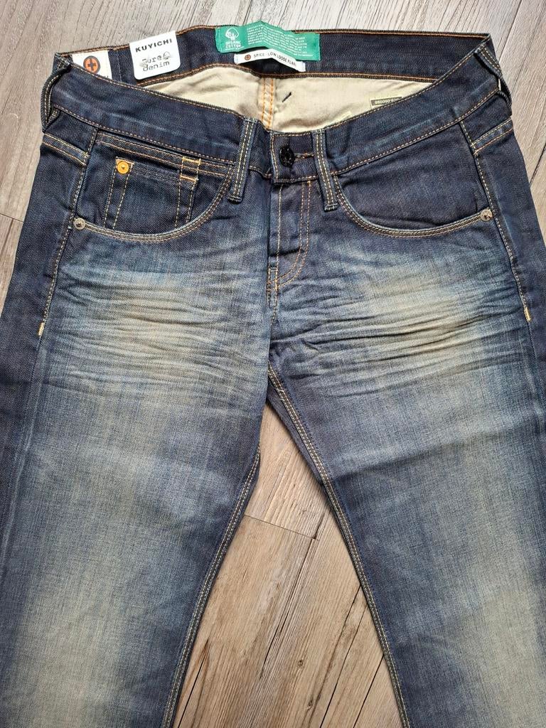 KUYICHI Spice low loose flared jeans W29 L34, Kleding | Dames, Spijkerbroeken en Jeans, Blauw, KUYICHI, Nieuw, Ophalen of Verzenden